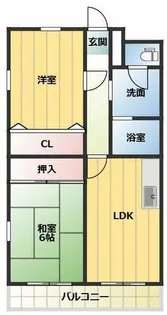 リバティーコート【3階】の間取り