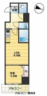 ArtizA緑地公園【5階】の間取り