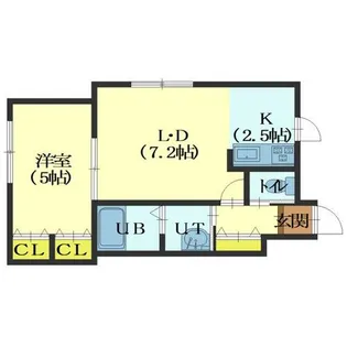 ペラッツィ美原【202号室】の間取り