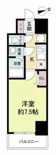 スペーシア日本橋東【5階】の間取り