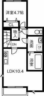 HOPE【201号室】の間取り