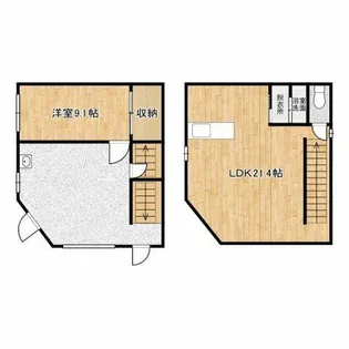 大阪府東大阪市御厨1丁目【一戸建】の間取り