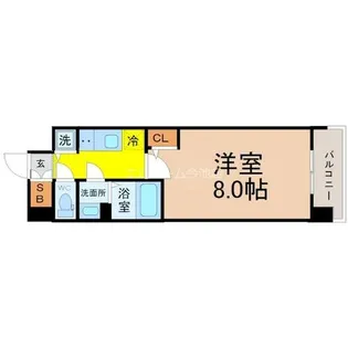 エスリード栄イーストスクエア【2階】の間取り