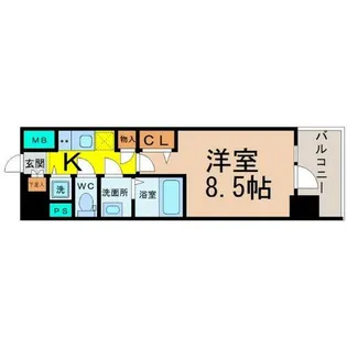 プレサンス錦ラウム【5階】の間取り