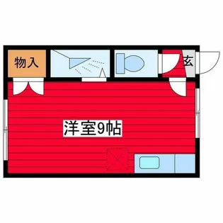 YKハイム【103号室】の間取り