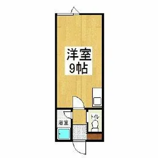 学)フラワーハイツ【2階】の間取り