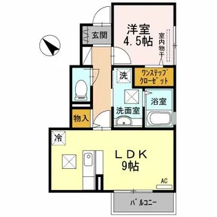 福岡県北九州市若松区古前1丁目【アパート】の間取り