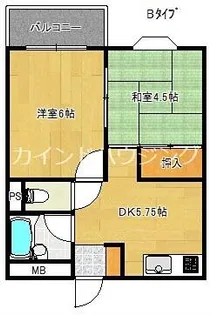 プレアール西加賀屋【3階】の間取り