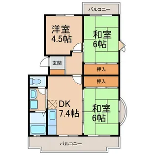 グランメール(間々本町)【2階】の間取り