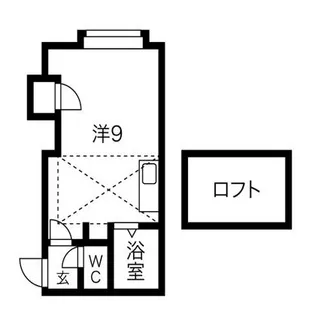 コート・ドール【202号室】の間取り
