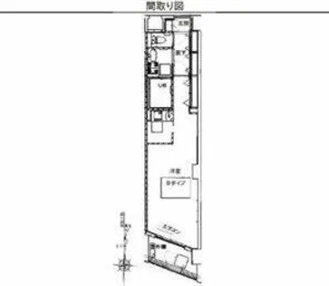 1Rの間取り画像
