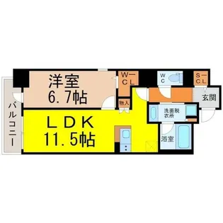 OASIS金山【3階】の間取り