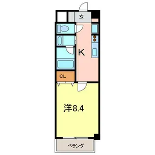 ノーブルスクエア【1階】の間取り