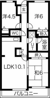 クレス【7階】の間取り