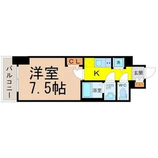 エスリード上前津テルツェ【4階】の間取り