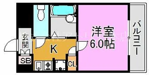 イマザキマンション エヌ・ワン【7階】の間取り