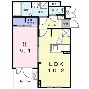 ジェルメ【1階】の間取り