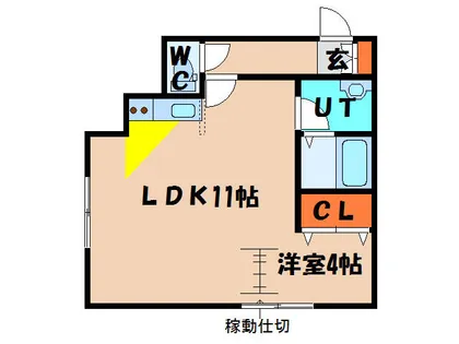 WILL【405号室】の間取り