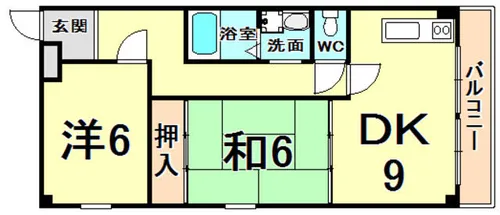 ロイヤルメゾン甲子園口4【3階】の間取り