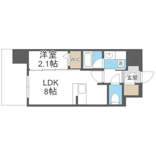 デュ・レジア博多レジデンス【2階】の間取り
