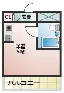 ハイツ多米 Ⅰ番館【2階】の間取り