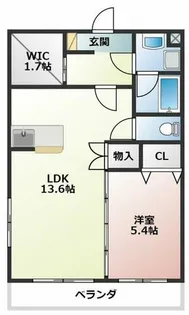 モンシャトー【1階】の間取り