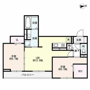 SOL【3階】の間取り