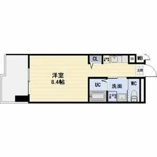 ピーステン名駅南【6階】の間取り