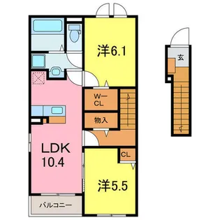 タカネ【2階】の間取り