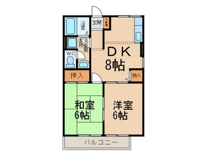 マルベリー(間々原新田)【1階】の間取り