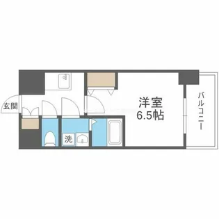 ワールドアイ難波City Gate【2階】の間取り