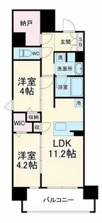 セイワパレス本町東【15階】の間取り