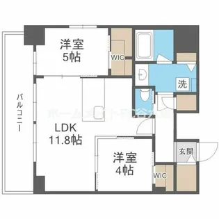 S-RESIDENCE松屋町asence【9階】の間取り
