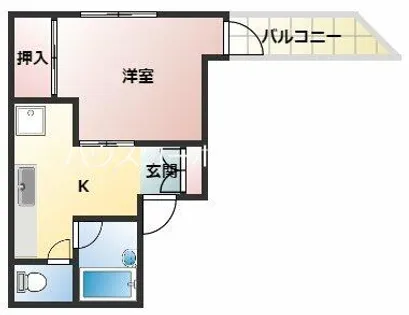 ニューハーモニーセンタービル【4階】の間取り
