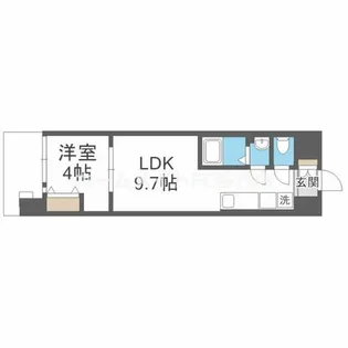 AND TERRACE文の里【2階】の間取り