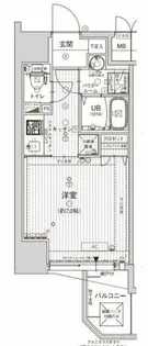 エスリード福島ラグジェ【9階】の間取り
