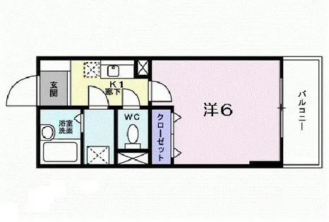 パピヨン青木【2階】の間取り