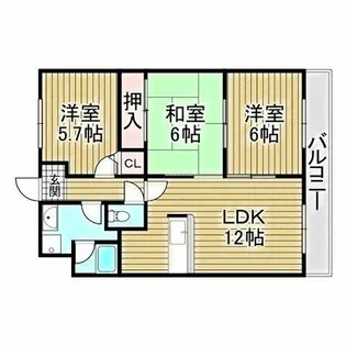 エントピア福泉【101号室】の間取り