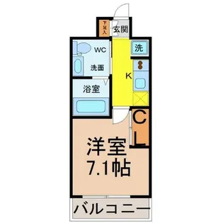 ライブコート千種【5階】の間取り