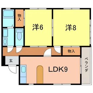 ピアレスK【1階】の間取り