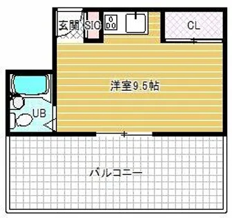 ウィンライフ松原Ⅰ【4階】の間取り