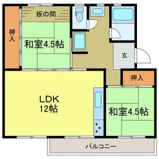 金剛第三住宅213号棟【106号室】の間取り