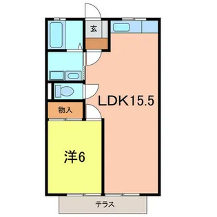 キャッスルパーク【2階】の間取り