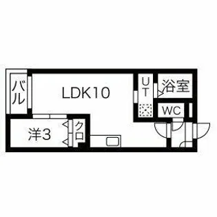 Warren shibataⅠ【3階】の間取り