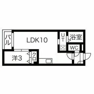 Warren shibataⅠ【3階】の間取り