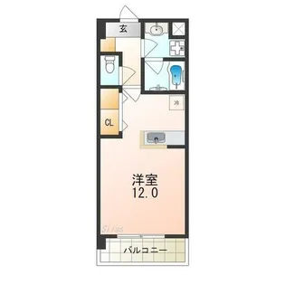 フランディルりんくう【4階】の間取り