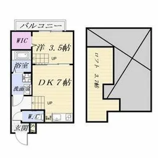 FAMILY STAGE道徳Ⅱ【203号室】の間取り