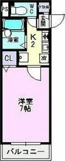 はあとTWO2002【2階】の間取り
