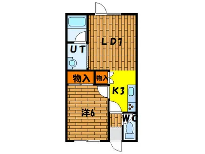プロスパ【104号室】の間取り