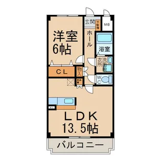 メゾン・ド・オーブⅡ【1階】の間取り